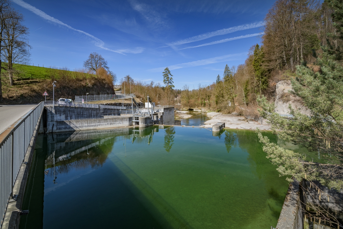 Wasserkraftwerk Thur Mühlau Bazenheid